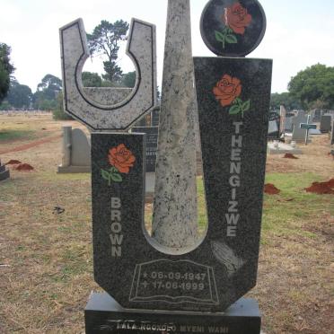 BROWN Thengizwe 1947-1999