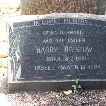 BRISTOW Harry 1881-1966