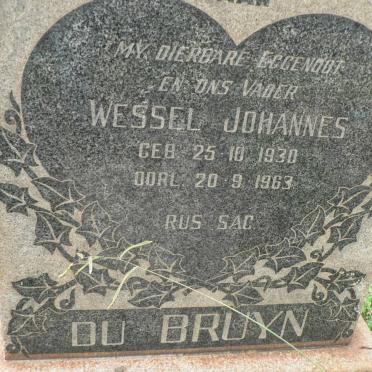 BRUYN Wessel Johannes, du 1930-1963