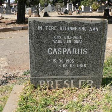 BRESLER Casparus 1905-1988