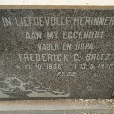 BRITZ Frederick C. 1908-1972