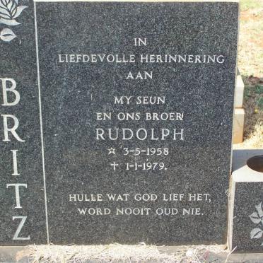 BRITZ Rudolph 1958-1979