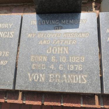 BRANDIS John, von 1929-1976