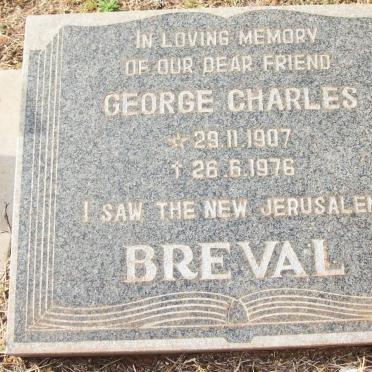 BREVAL George Charles 1907-1976
