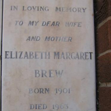 BREW Elizabeth Margaret 1901-1963