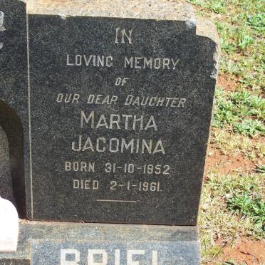 BRIEL Martha Jacomina 1952-1961