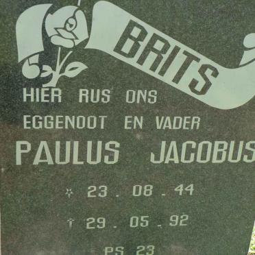 BRITS Paulus Jacobus 1944-1992