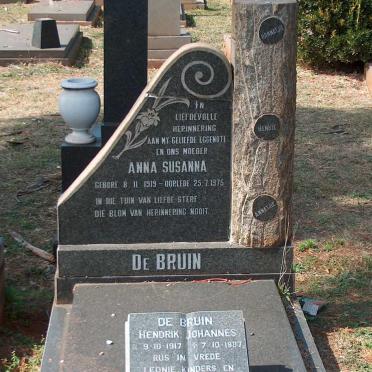 BRUIN Hendrik Johannes, de 1917-1987 &amp; Anna Susanna 1919-1975
