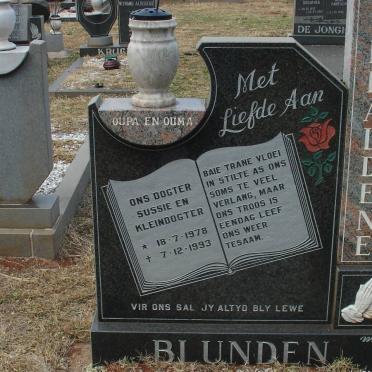 BLUNDEN Geraldene 1978-1993