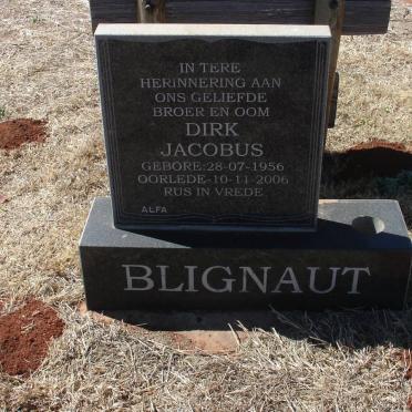 BLIGNAUT Dirk Jacobus 1956-2006