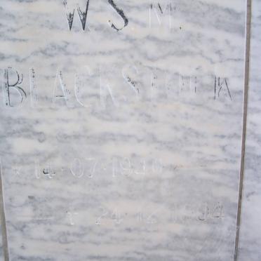 BLACKSTOCK W.S.M. 1940-1994