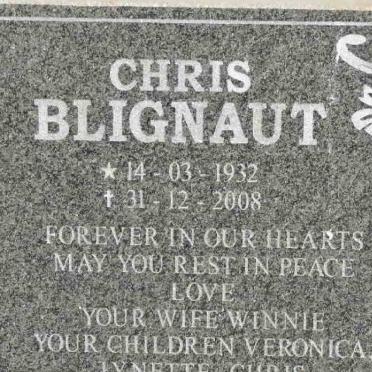 BLIGNAUT Chris 1932-2008