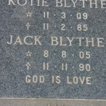 BLYTHE Jack 1905-1990 &amp; Kotie 1919-1985