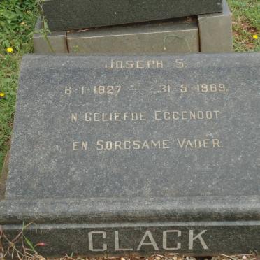 CLACK Joseph S. 1927-1969