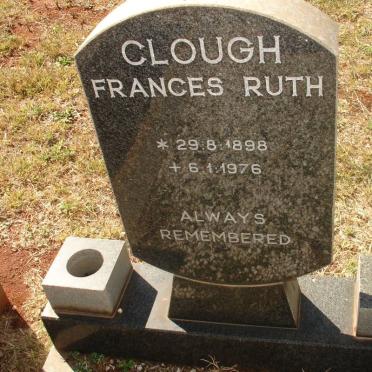 CLOUGH Frances Ruth 1898-1976