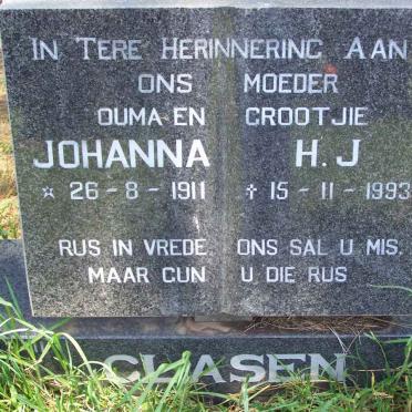 CLASEN Johanna H.J. 1911-1993