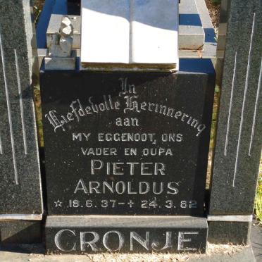 CRONJE Pieter Arnoldus 1937-1982