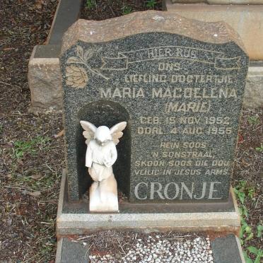 CRONJE Maria Magdelena 1952-1955