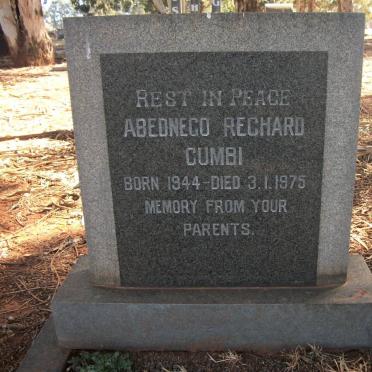 CUMBI Abednego Rechard 1944-1975
