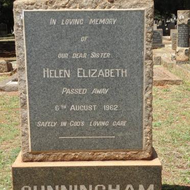 CUNNINGHAM Helen Elizabeth -1962