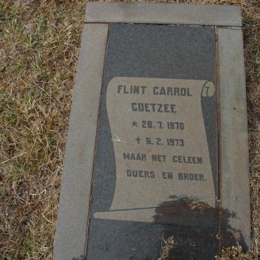 COETZEE Flint Carrol 1970-1973