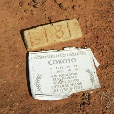 COKOTO Nontsikelelo Caroline 1928-2011