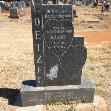 COETZEE Rassie 1950-2007