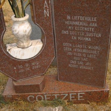 COETZEE ? 1972-2003