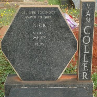 COLLER Nick, van 1916-1974