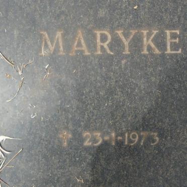 COLLER Maryke, van -1973