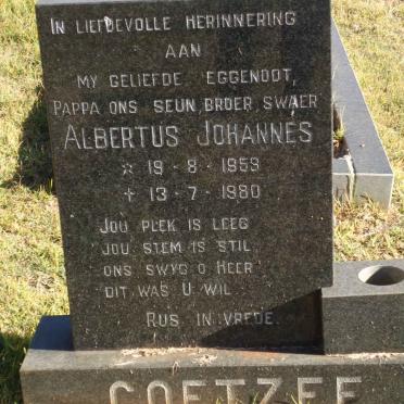 COETZEE Albertus Johannes 1959-1980