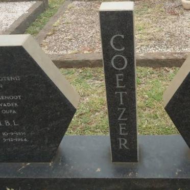 COETZER H.B.L.1891-1964 &amp; G.C.D. 1895-1983