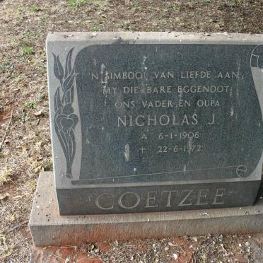 COETZEE Nicholas J. 1906-1972