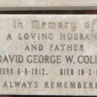 COLLINS David George W. 1912-1973