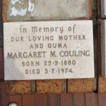 COULING Margaret M. 1880-1974