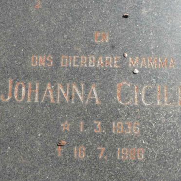 COETZER Gert Hendrik 1932-1978 &amp; Johanna Cicilia 1936-1986