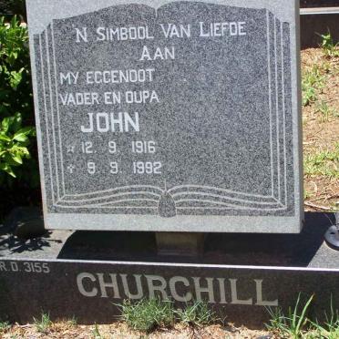 CHURCHILL John 1916-1992