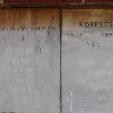 CHURCHILL Robert 1915-1979 :: ROBERTSON Arthur 19??-1979