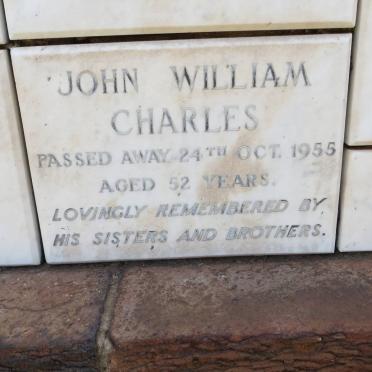 CHARLES John William -1955