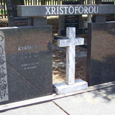 CHRISTOFOROU Kyriacos 1914-1985