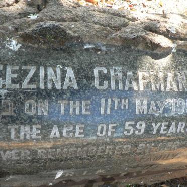 CHAPMAN Gezina -1955