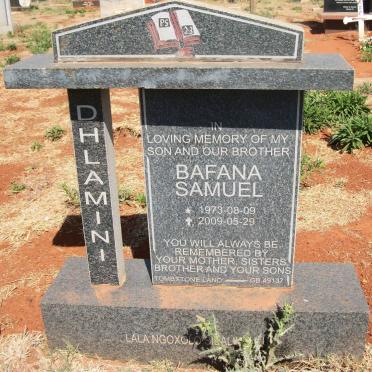 DHLAMINI Bafana Samuel 1973-2009