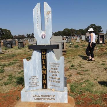 DHLAMINI Syble Rebecca Beki 1957-2009