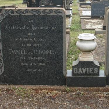 DAVIES Daniel Johannes 1904-1959