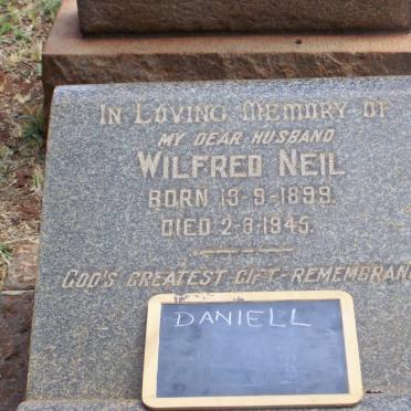 DANIELL Wilfred Neil 1899-1945
