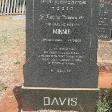 DAVIS Minnie -1968