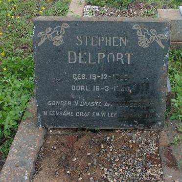 DELPORT Stephen 1939-1960