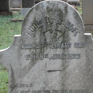 DIJK Louis B., van 1900-1925