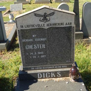 DICKS Chester 1945-1987