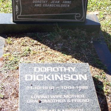DICKINSON Reginald Catteral 1915-1996 &amp; Dorothy 1910-1998